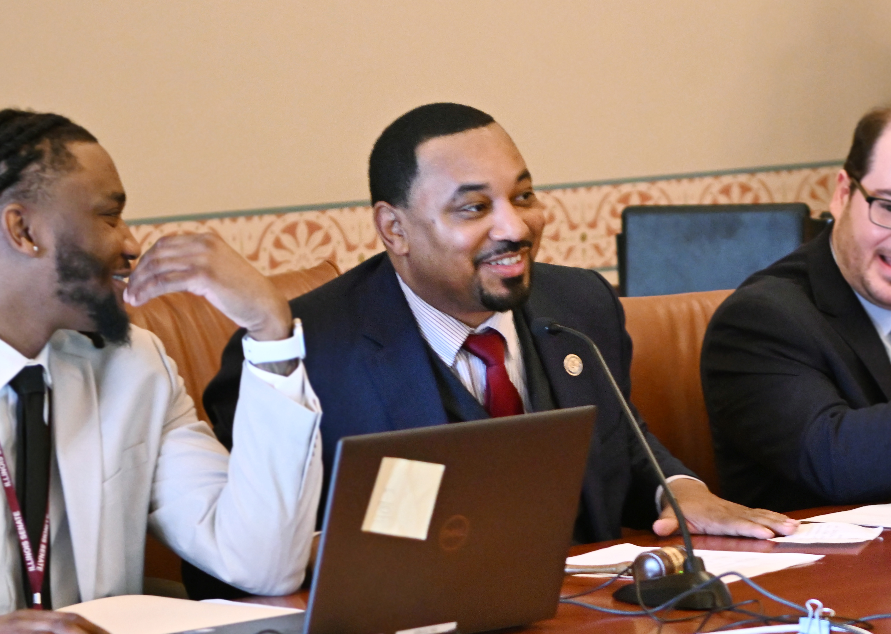 State Senator Willie Preston speaks during the Consumer Protection Committee